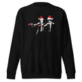 Suéter Pulp Fiction Santa Hats Candy Canes - Frente