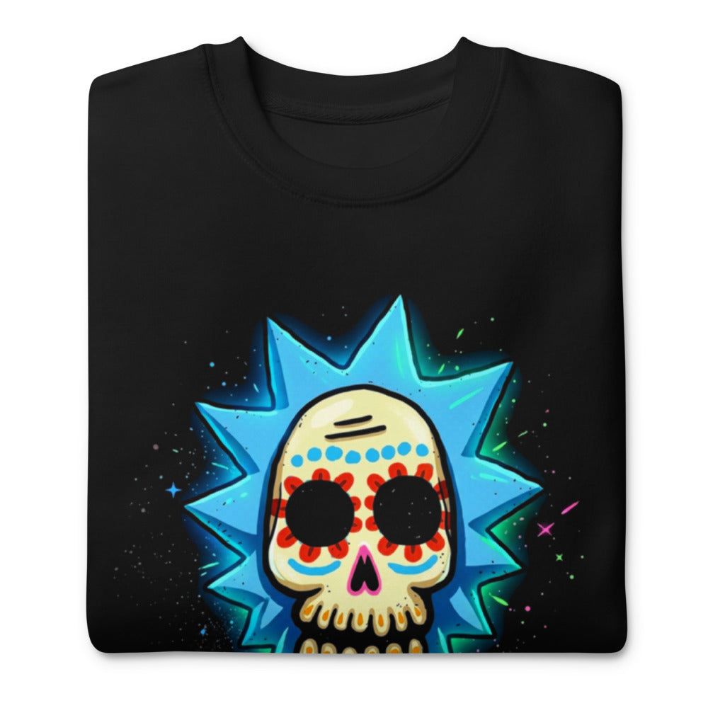Suéter Rick Sanchez Sugar Skull Science - Doblado