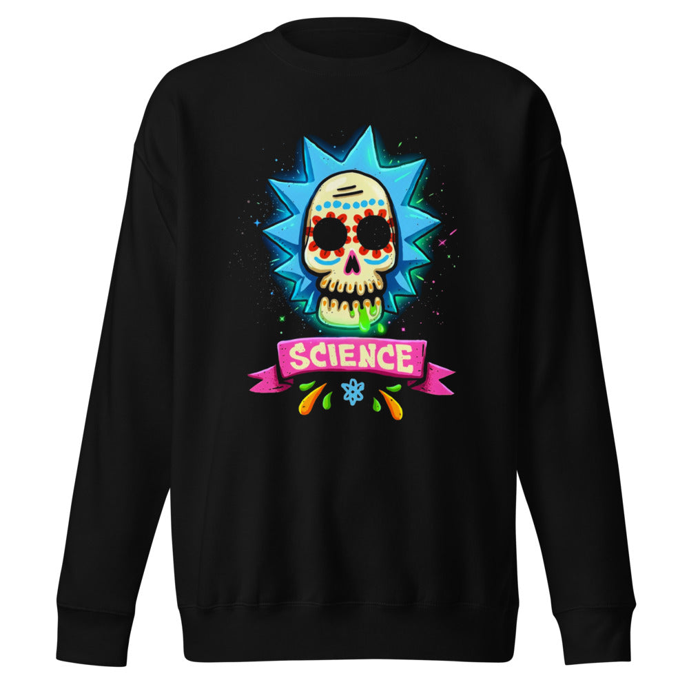 Suéter Rick Sanchez Sugar Skull Science - Frente