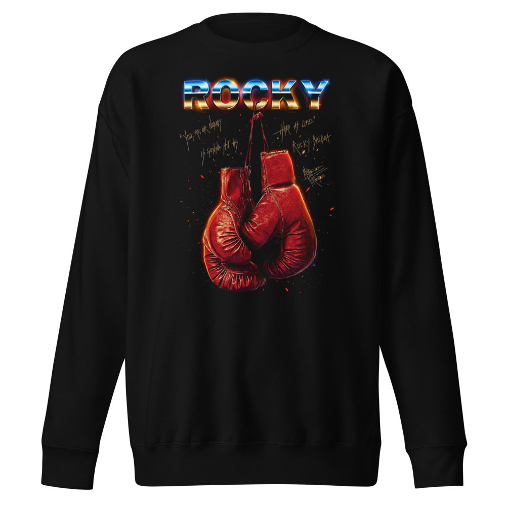 Suéter Rocky Balboa Hard As Life Boxing Gloves - Frente