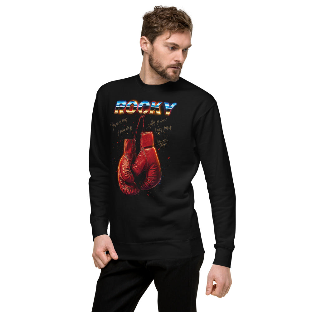 Suéter Rocky Balboa Hard As Life Boxing Gloves - Lateral izquierdo