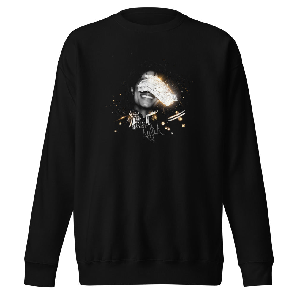 Suéter Sequined Glove Smile Gold Sparks - Frente