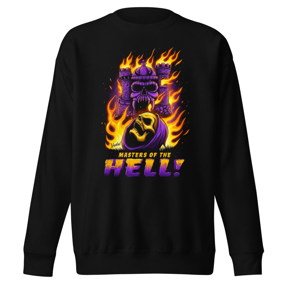 Suéter Skeletor Castle Grayskull Flames - Frente