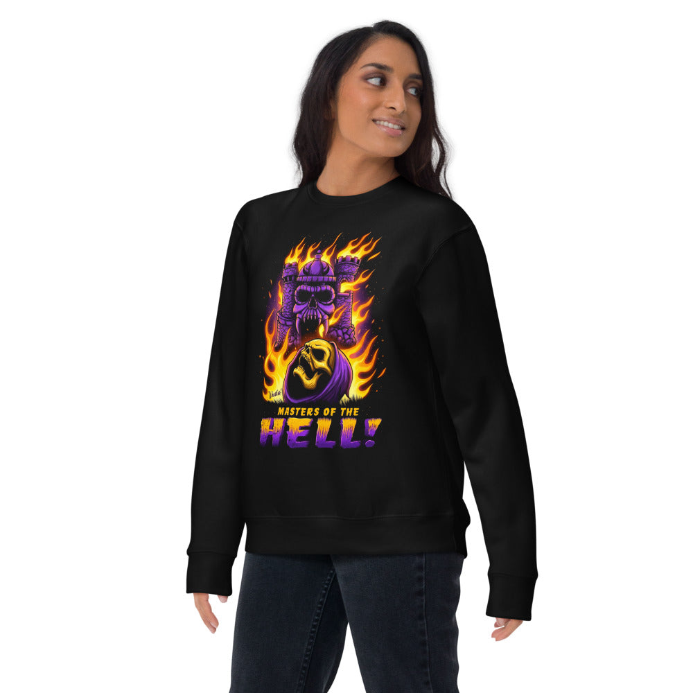 Suéter Skeletor Castle Grayskull Flames - Lifestyle mujer
