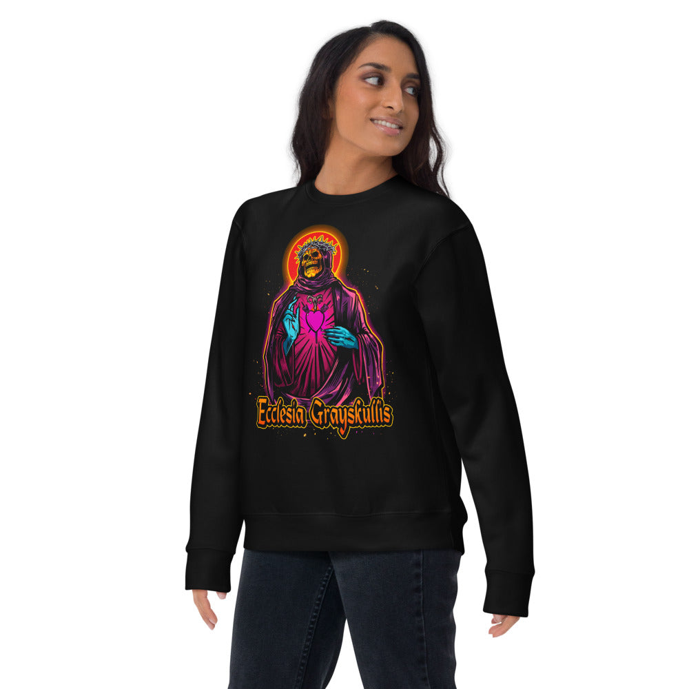 Suéter Skeletor Ecclesia Grayskullis Pink Heart - Lifestyle mujer