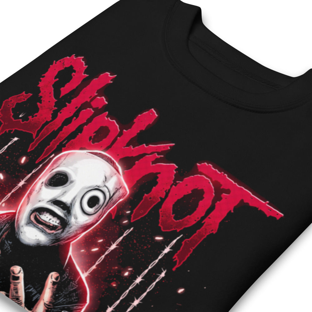 Suéter Slipknot White Mask Barbed Wire - Doblado zoom