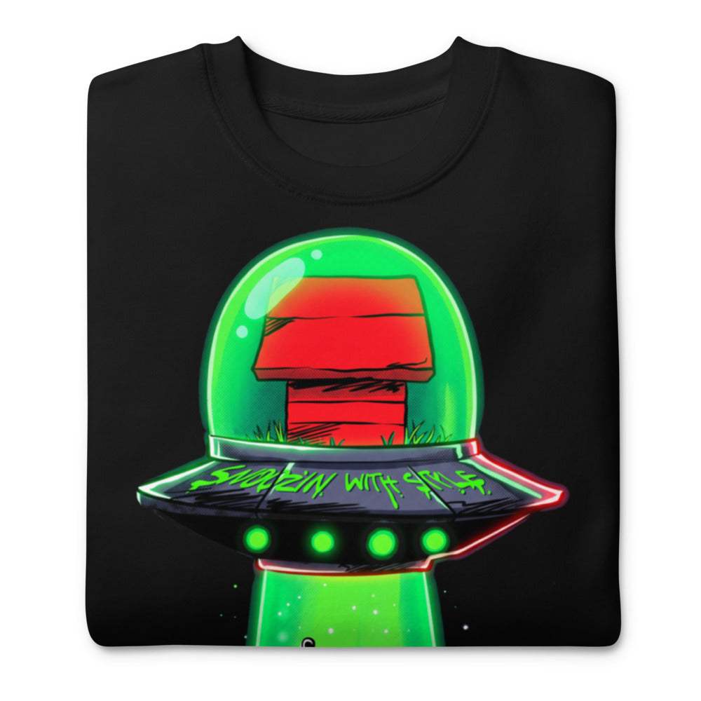 Suéter Snoopy UFO Snoozin With Style - Doblado