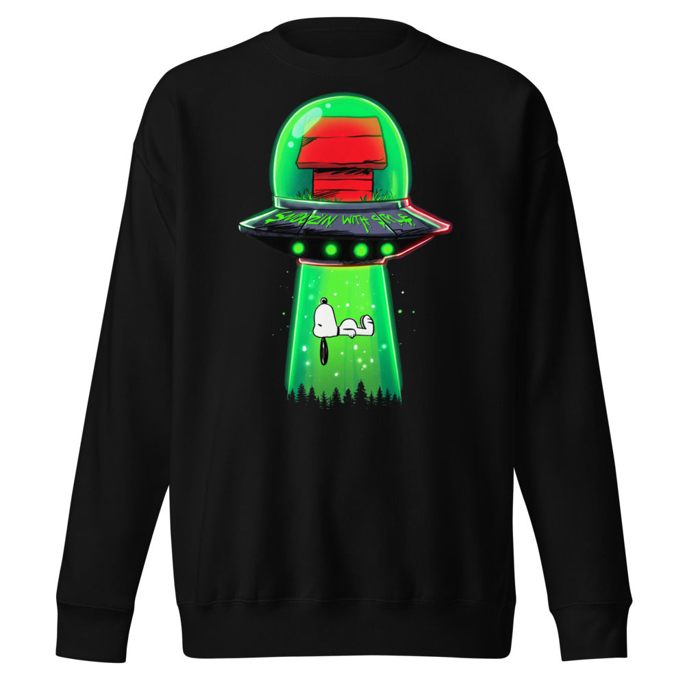 Suéter Snoopy UFO Snoozin With Style - Frente