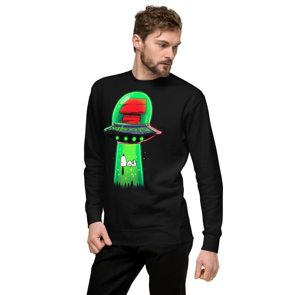 Suéter Snoopy UFO Snoozin With Style - Lateral izquierdo