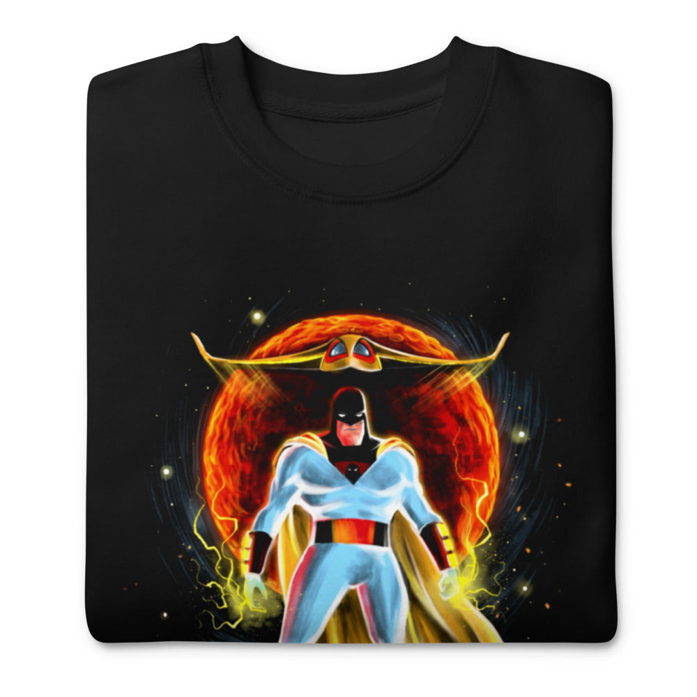 Suéter Space Ghost Red Sun Cosmic - Doblado