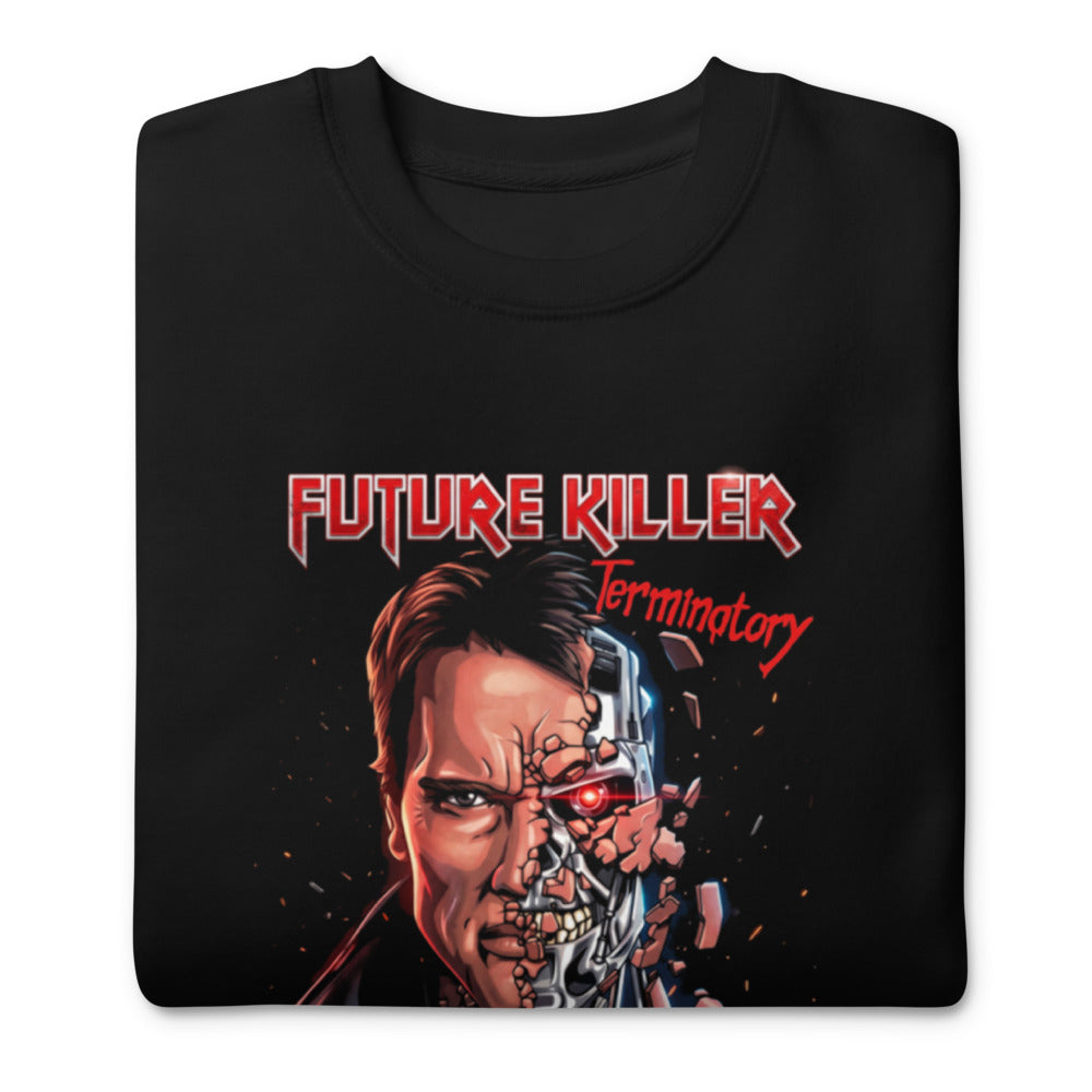 Suéter Terminator Half Face Heavy Metal - Doblado