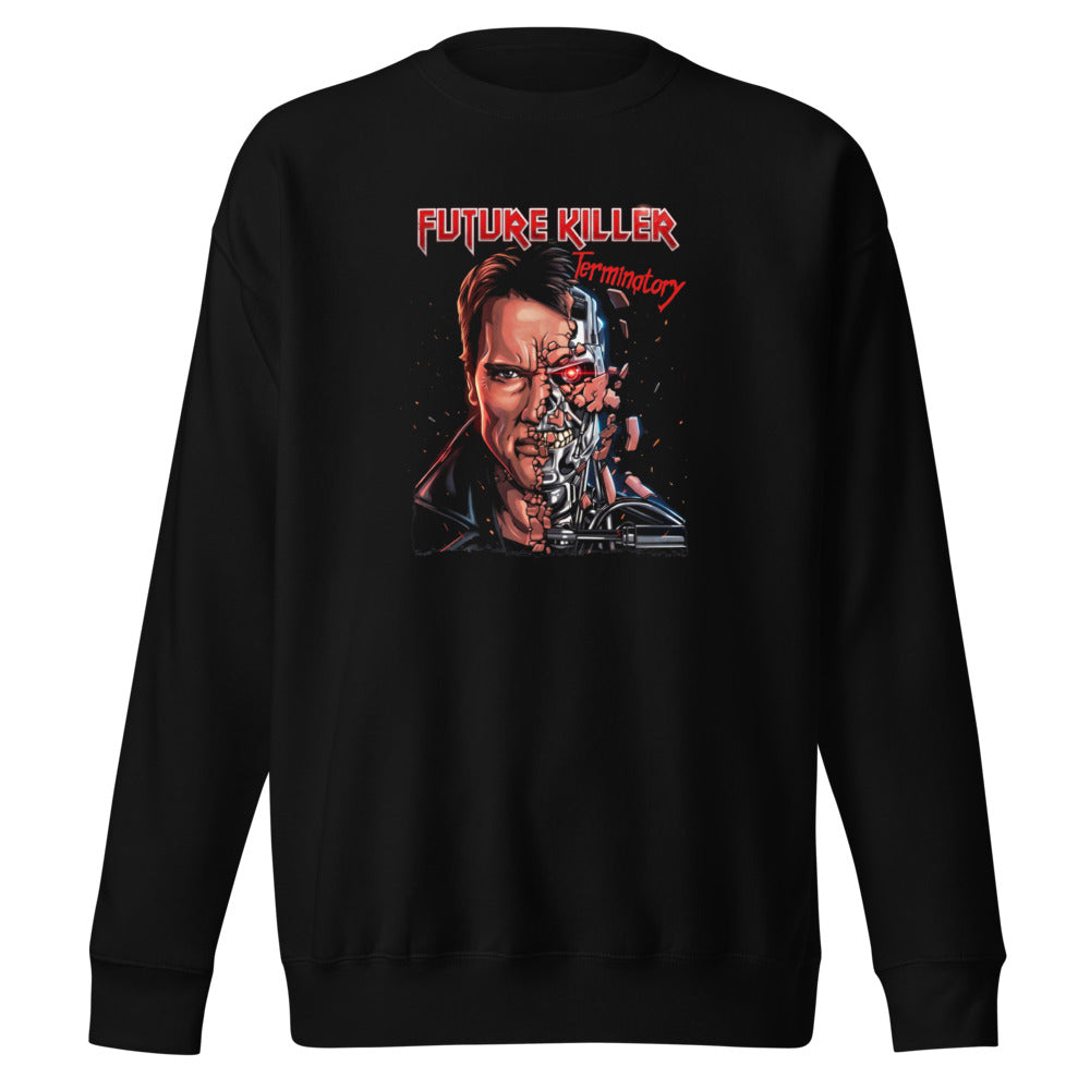 Suéter Terminator Half Face Heavy Metal - Frente