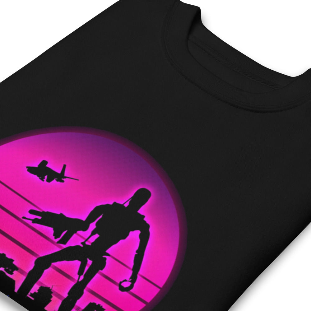 Suéter Terminator Los Angeles Synthwave Endoskeleton - Doblado zoom