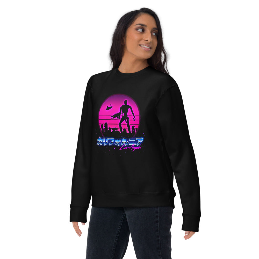 Suéter Terminator Los Angeles Synthwave Endoskeleton - Lifestyle mujer