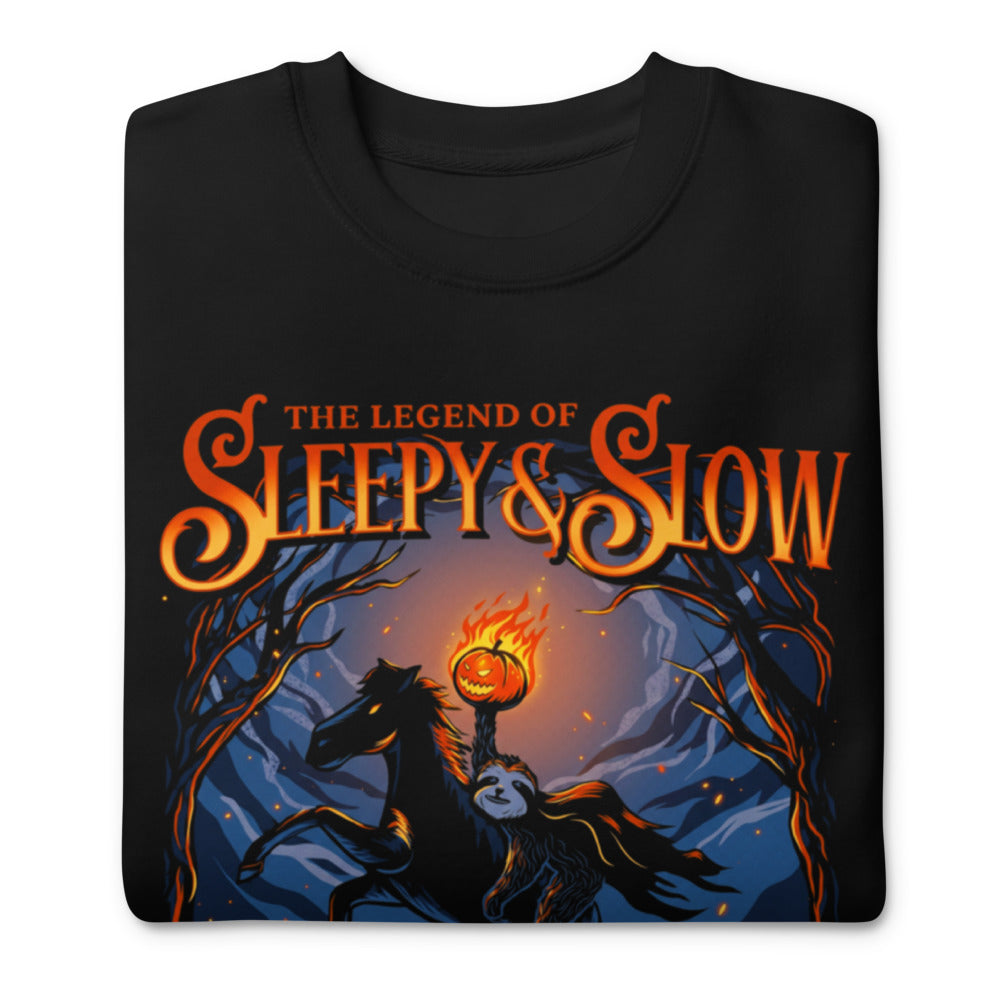 Suéter The Legend Of Sleepy And Slow Sloth - Doblado