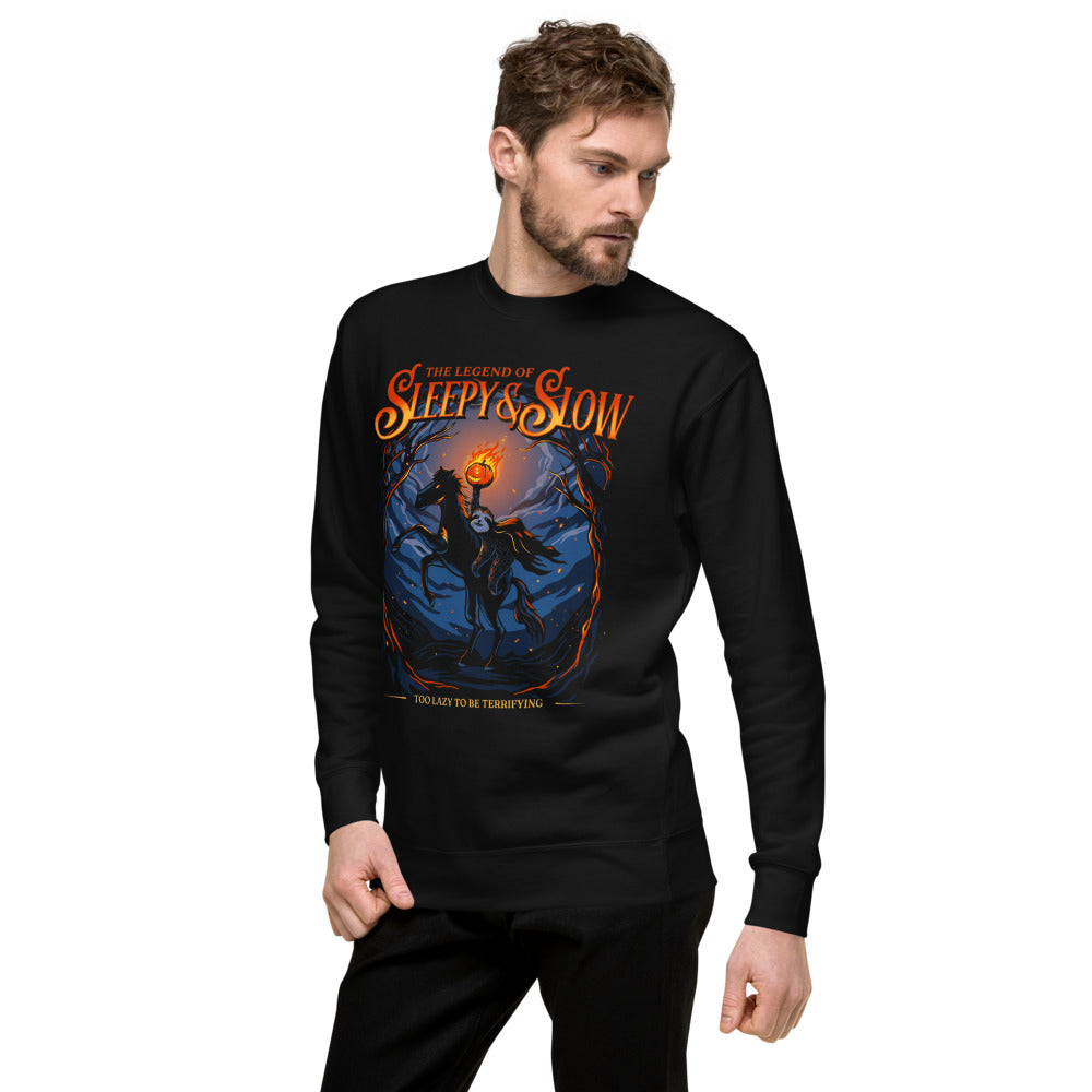 Suéter The Legend Of Sleepy And Slow Sloth - Lateral izquierdo