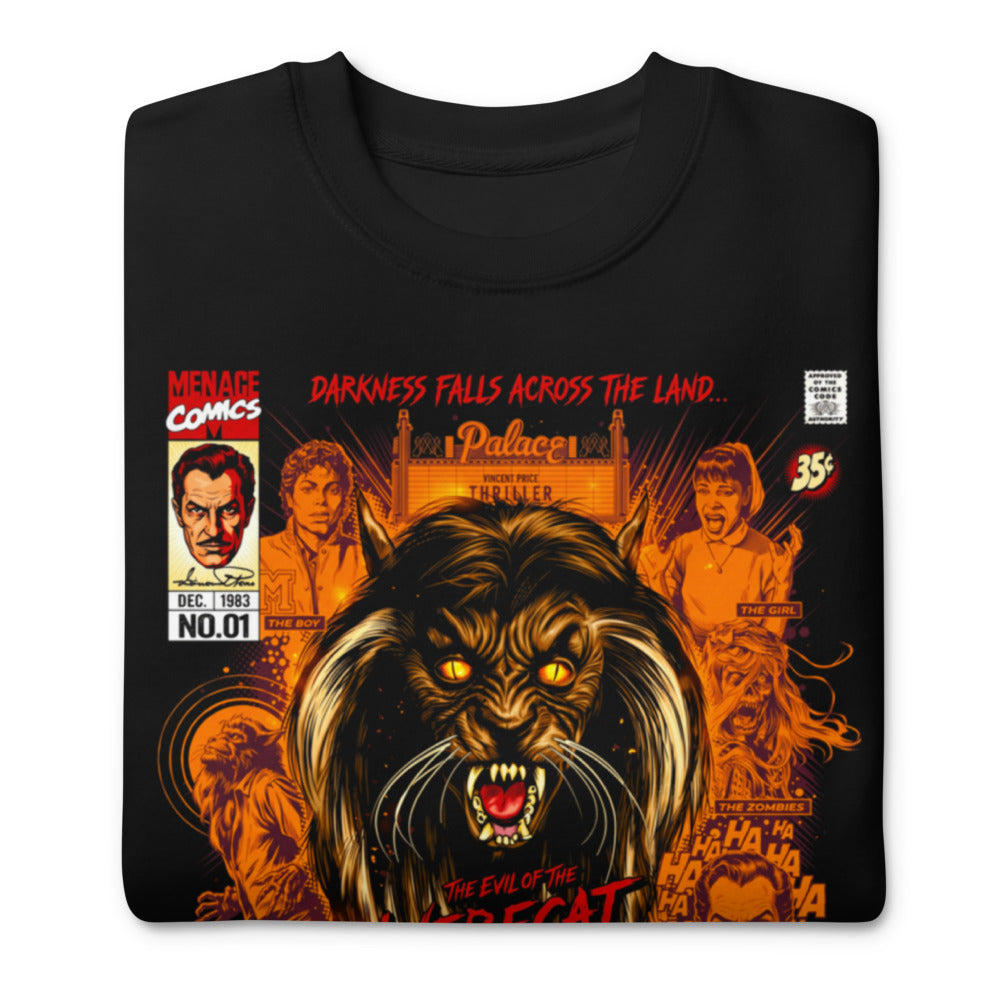 Suéter Thriller The Evil Of The Werecat - Doblado