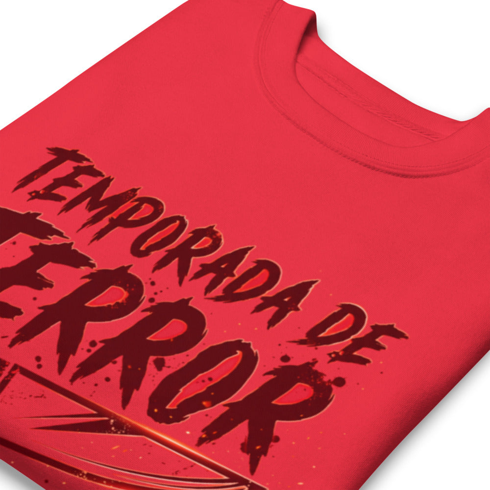 Suéter Temporada De Terror Ha Comenzado - Doblado zoom
