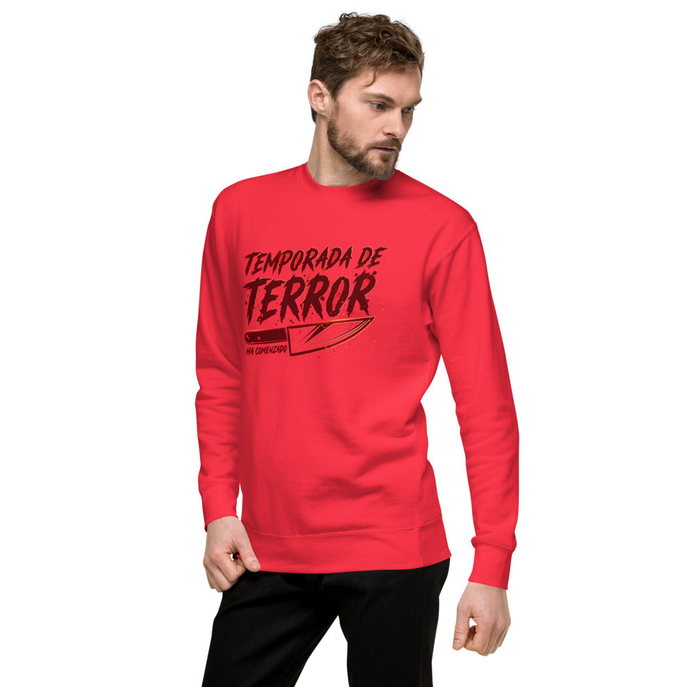 Suéter Temporada De Terror Ha Comenzado - Lateral izquierdo