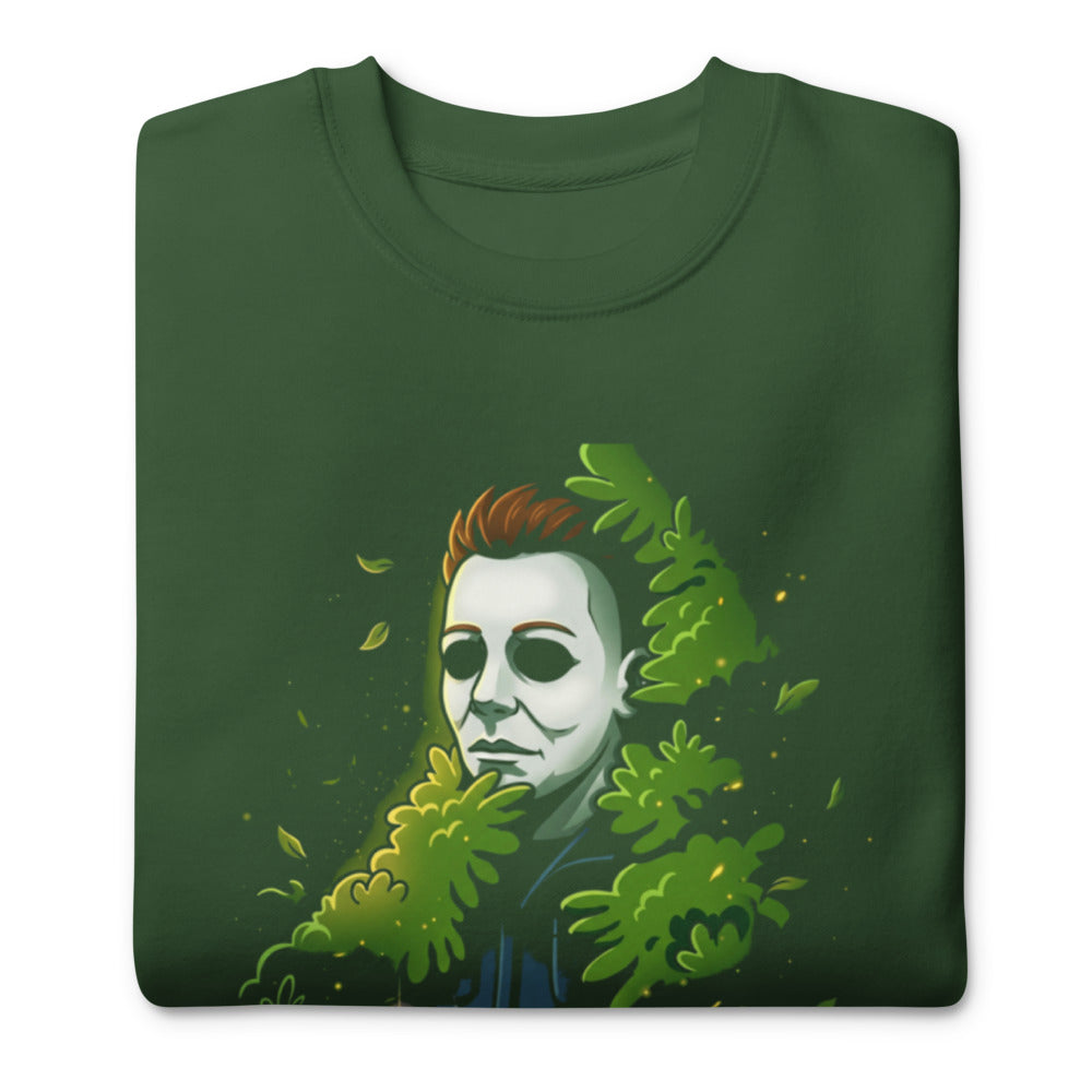 Suéter Michael Myers Halloween Hedge - Doblado