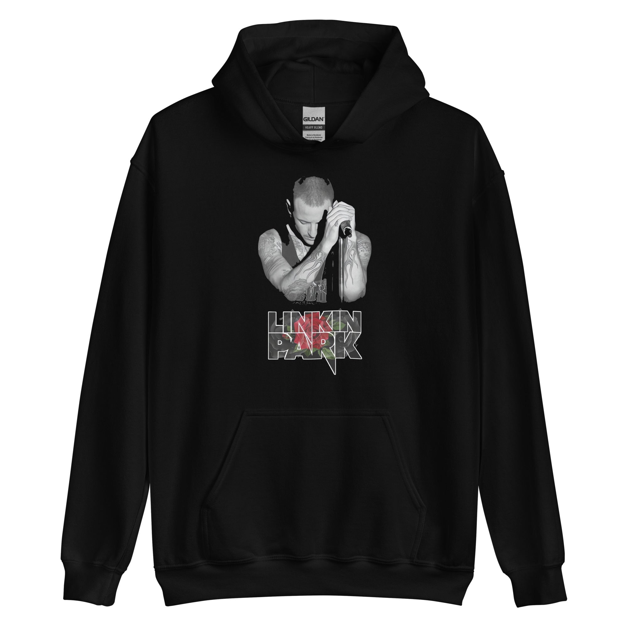 Hoodie Linkin Park Roses, Disponible en Superstar, la mejor tienda online para comprar tu merch, la mejor calidad, comprala ahora en Superstar.