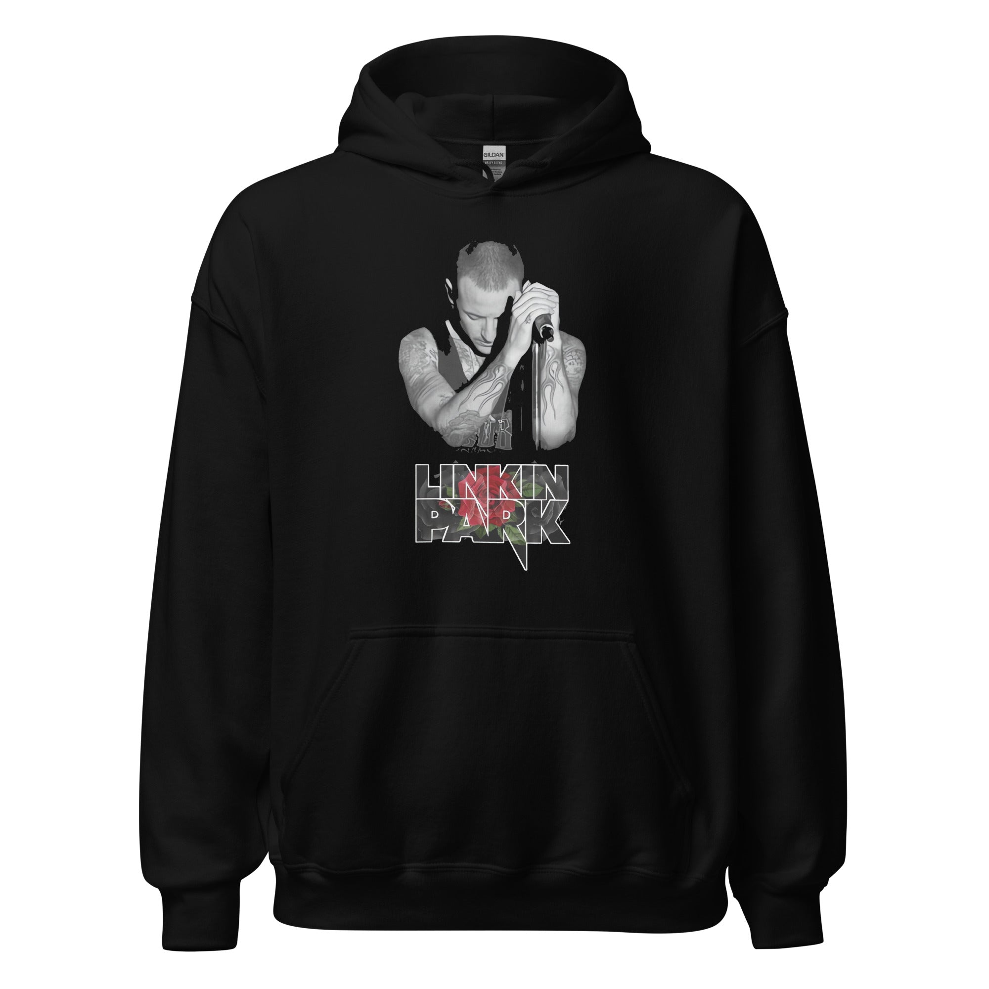 Hoodie Linkin Park Roses, Disponible en Superstar, la mejor tienda online para comprar tu merch, la mejor calidad, comprala ahora en Superstar.