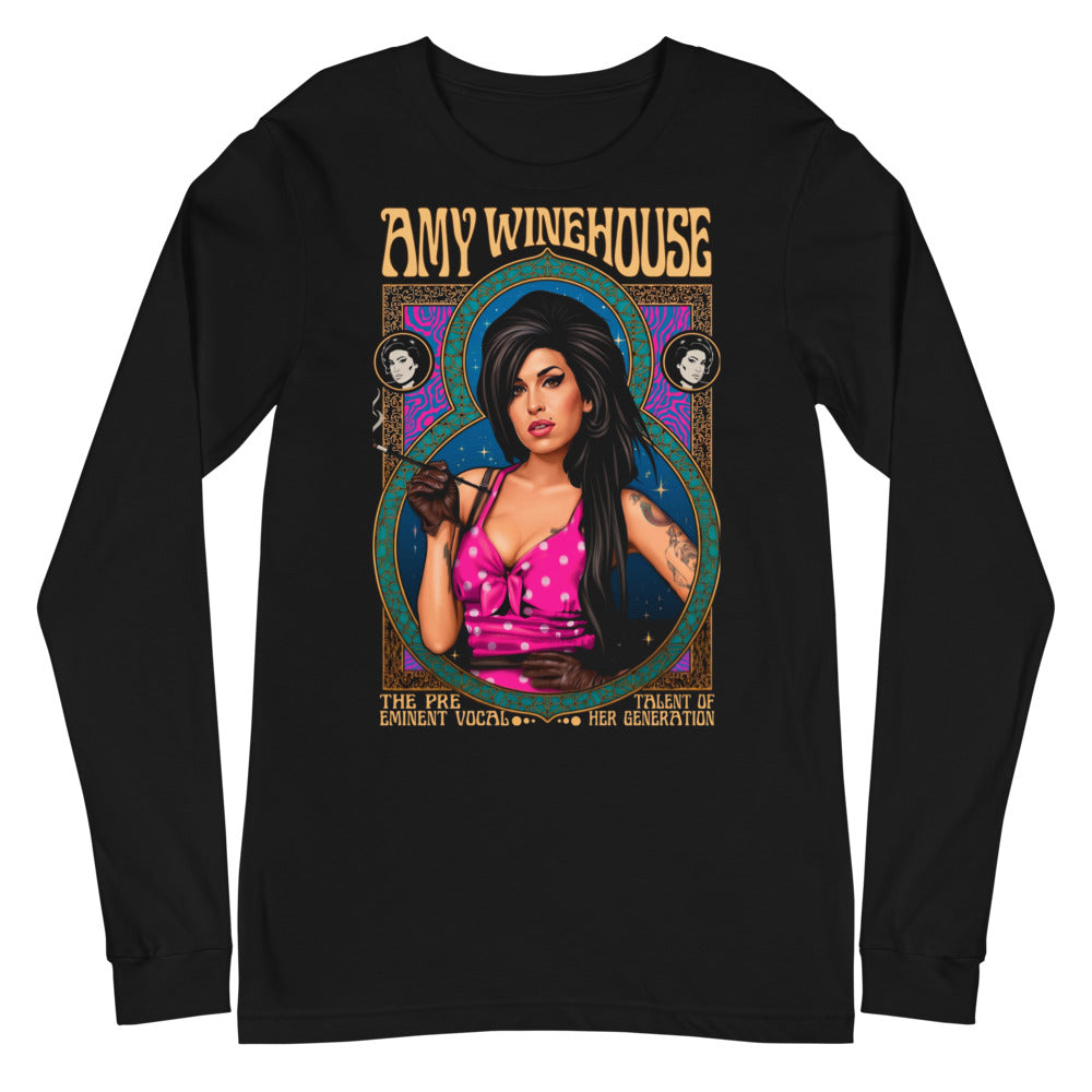 Amy Winehouse Pin Up Tattoo Art manga larga negra plano
