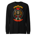 Guns N Roses Skull Welcome To The Jungle manga larga negra frente
