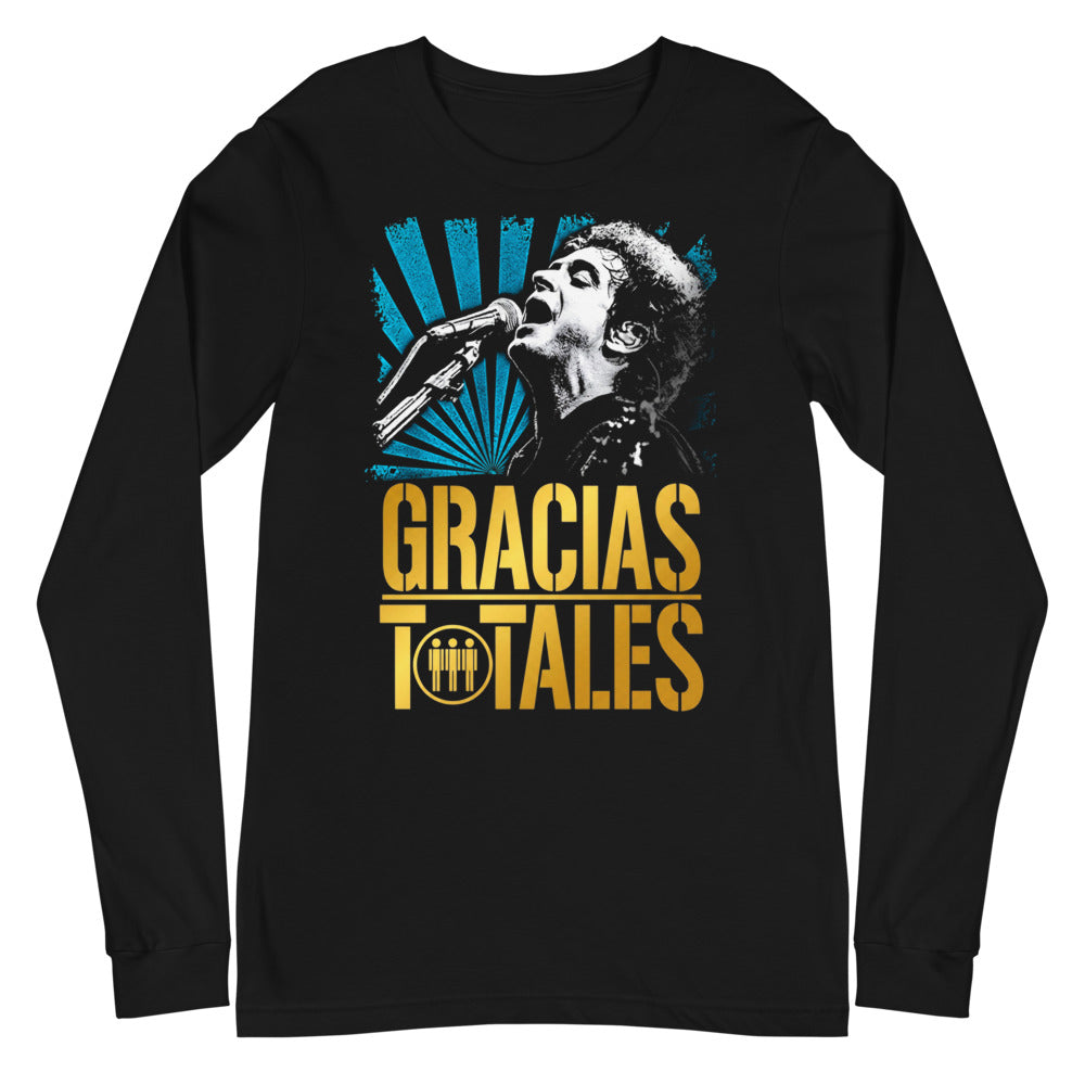 Gustavo Cerati Gracias Totales Live manga larga negra plano