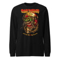 Iron Maiden Eddie Live To Fly Helmet manga larga negra frente