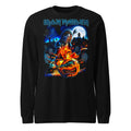 Iron Maiden Eddie Graveyard Pumpkin manga larga negra frente