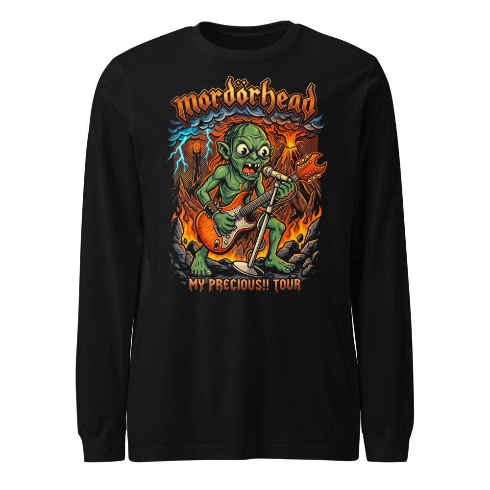 Mordorhead Orc Guitar My Precious Tour manga larga negra frente