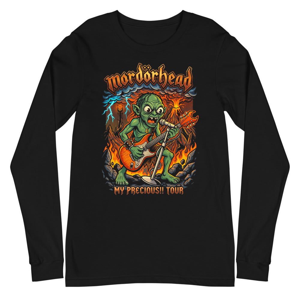 Mordorhead Orc Guitar My Precious Tour manga larga negra plano