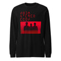 Soda Stereo Ecos Neon manga larga negra frente