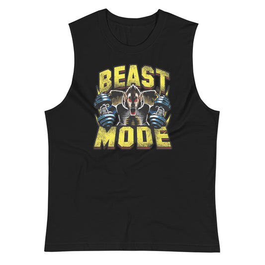 Camiseta sin mangas perfecta para entrenar, Camiseta Beast Mode Gym comprala en línea y experimenta el mejor servicio al cliente.