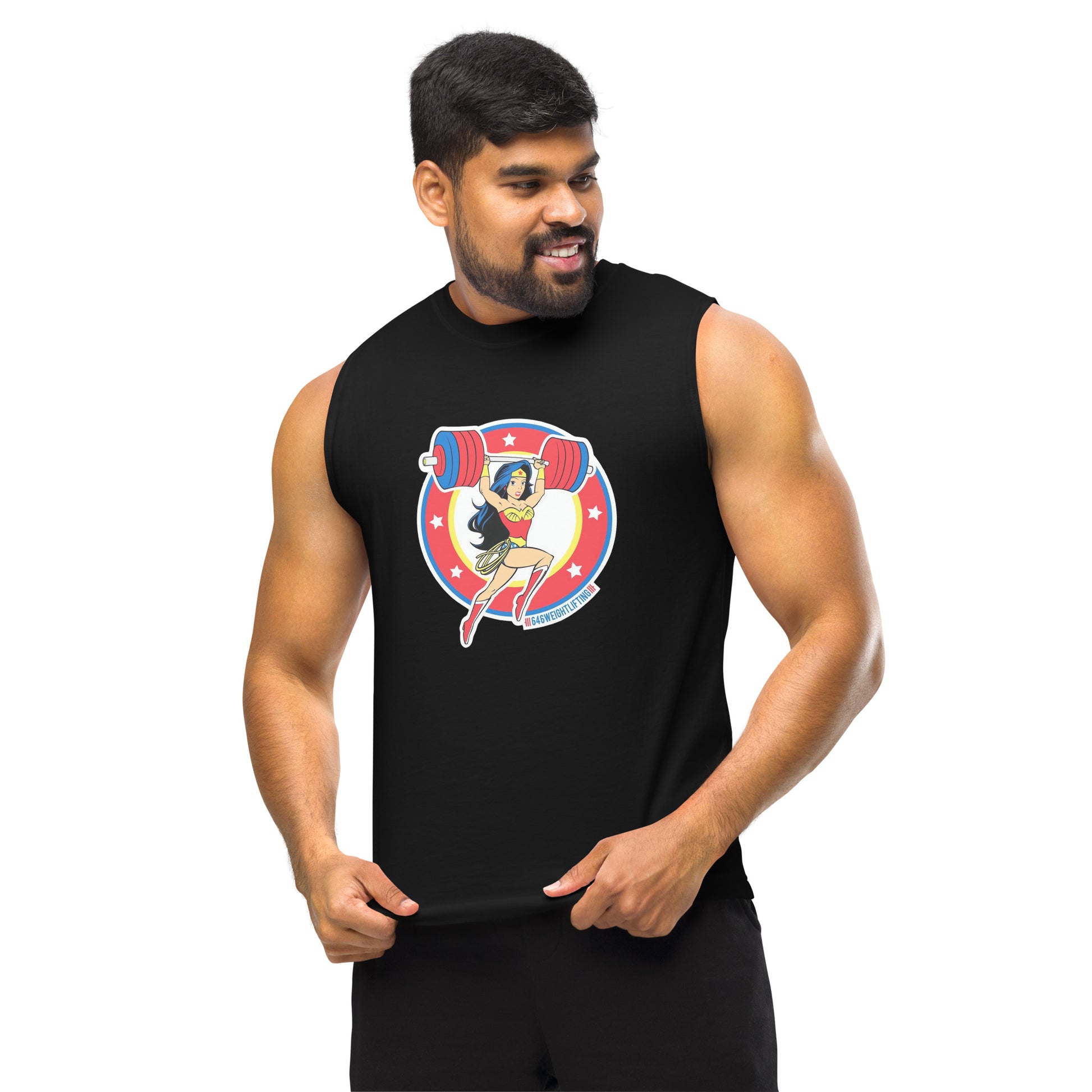 Camiseta sin mangas perfecta para entrenar, Camiseta Wonder Weightlifting comprala en línea y experimenta el mejor servicio al cliente. 