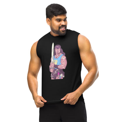Camiseta sin mangas perfecta para entrenar, Camiseta El Bárbaro de Conan Gym comprala en línea y experimenta el mejor servicio al cliente. 