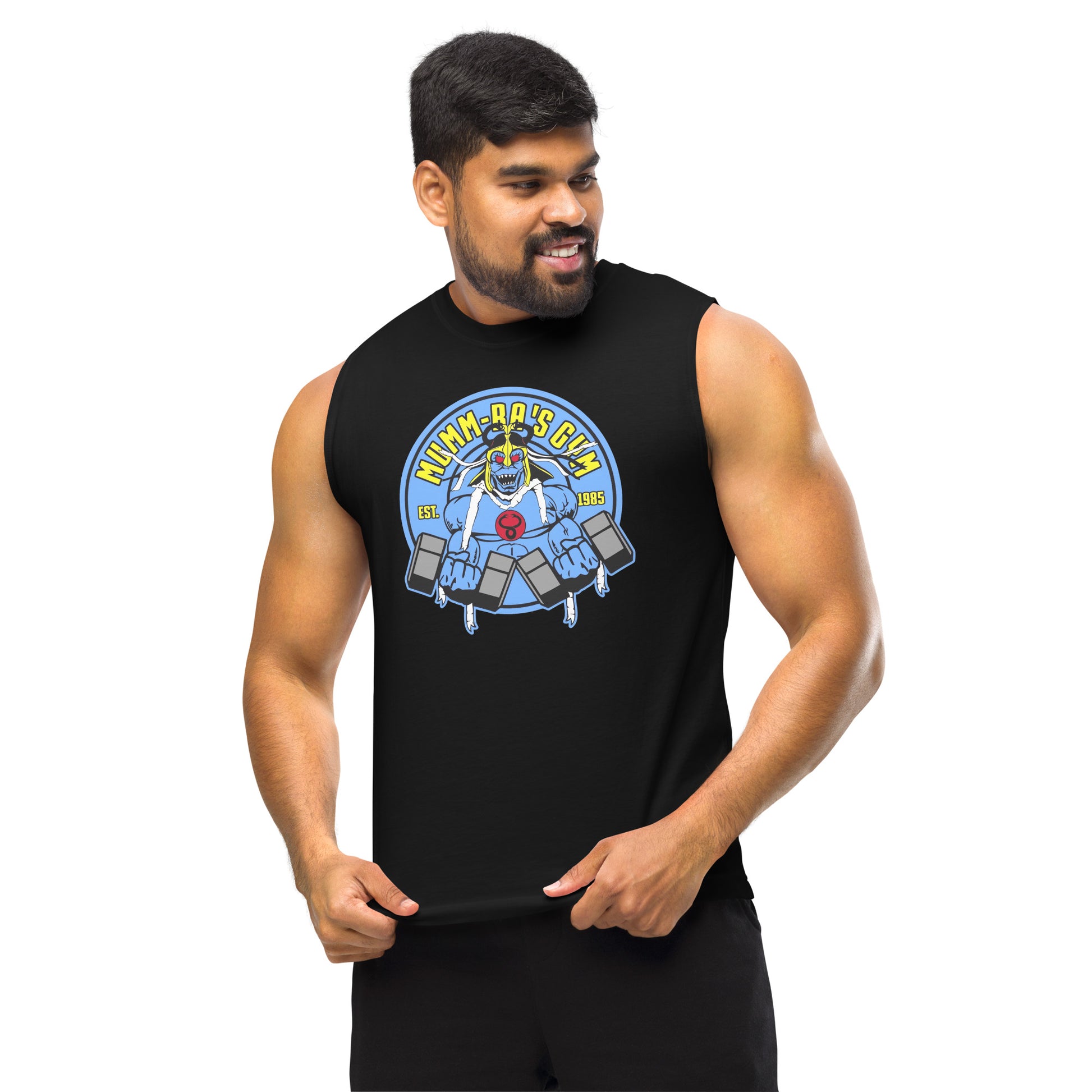 Camiseta sin mangas perfecta para entrenar, Camiseta Mumm- Ra Gym comprala en línea y experimenta el mejor servicio al cliente.