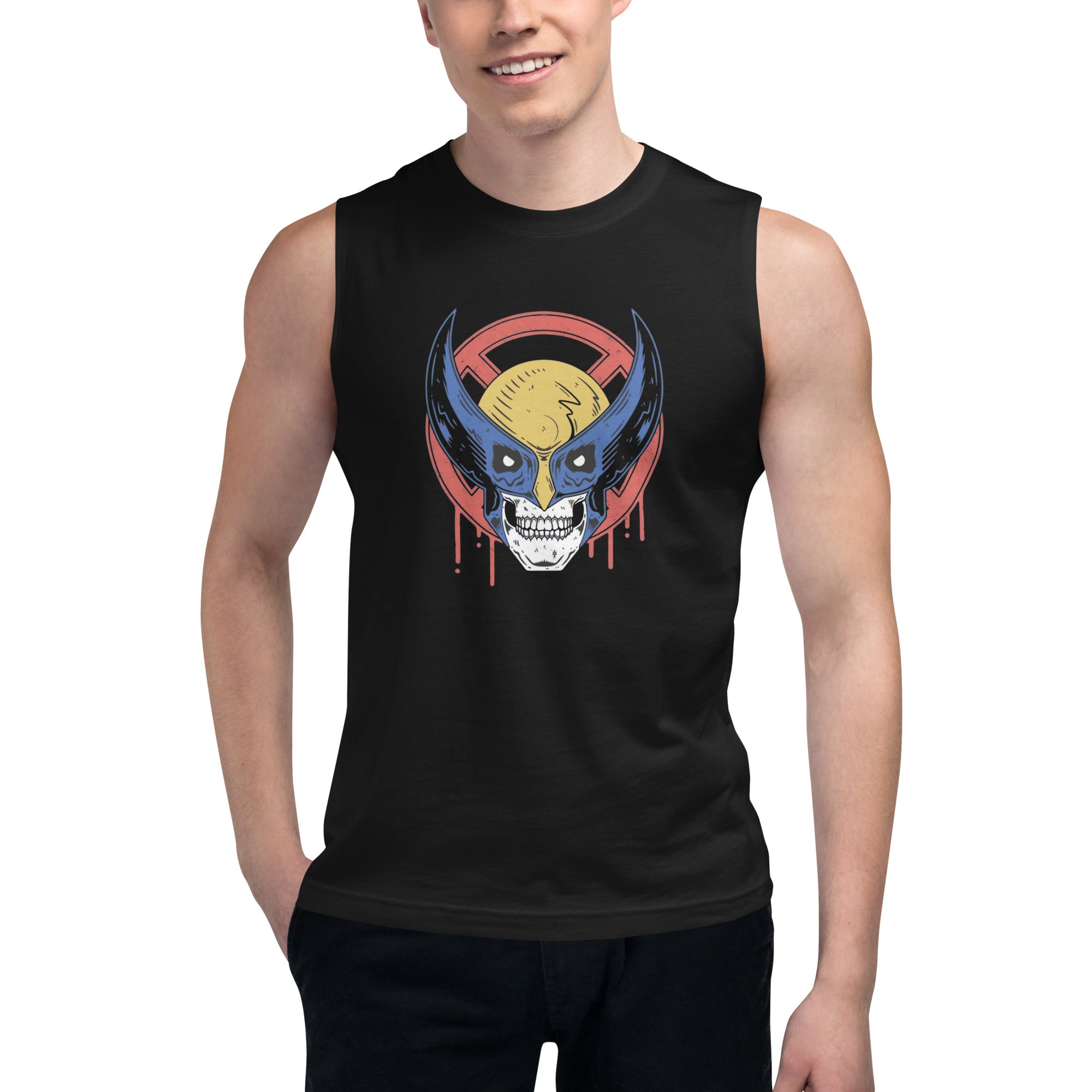 Camiseta sin Mangas Wolverine Skull, Nuestras Camisetas son unisex disponibles en la mejor tienda online, compra ahora en Superstar!