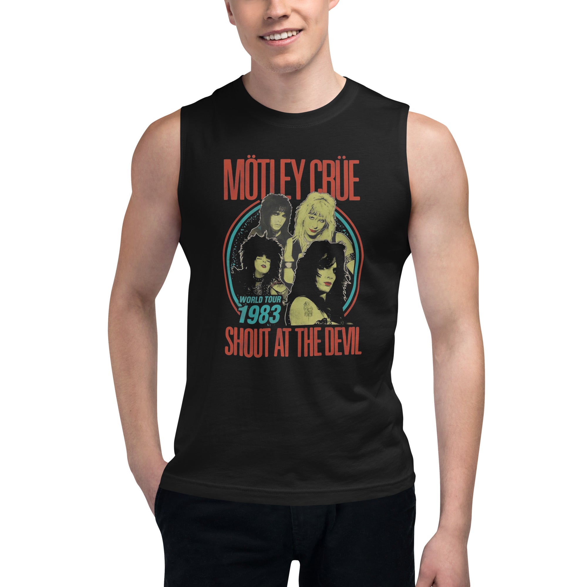 Camiseta sin Mangas Mötley Crüe Banda, Nuestras Camisetas son unisex disponibles en la mejor tienda online, compra ahora en Superstar!