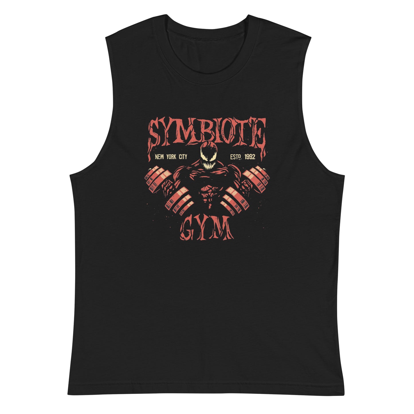 Camiseta sin Mangas Symbiote Gym, Nuestras Camisetas son unisex disponibles en la mejor tienda online, compra ahora en Superstar!