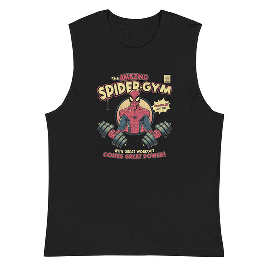 Camiseta sin Mangas Spider-Gym, Nuestras Camisetas son unisex disponibles en la mejor tienda online, compra ahora en Superstar!