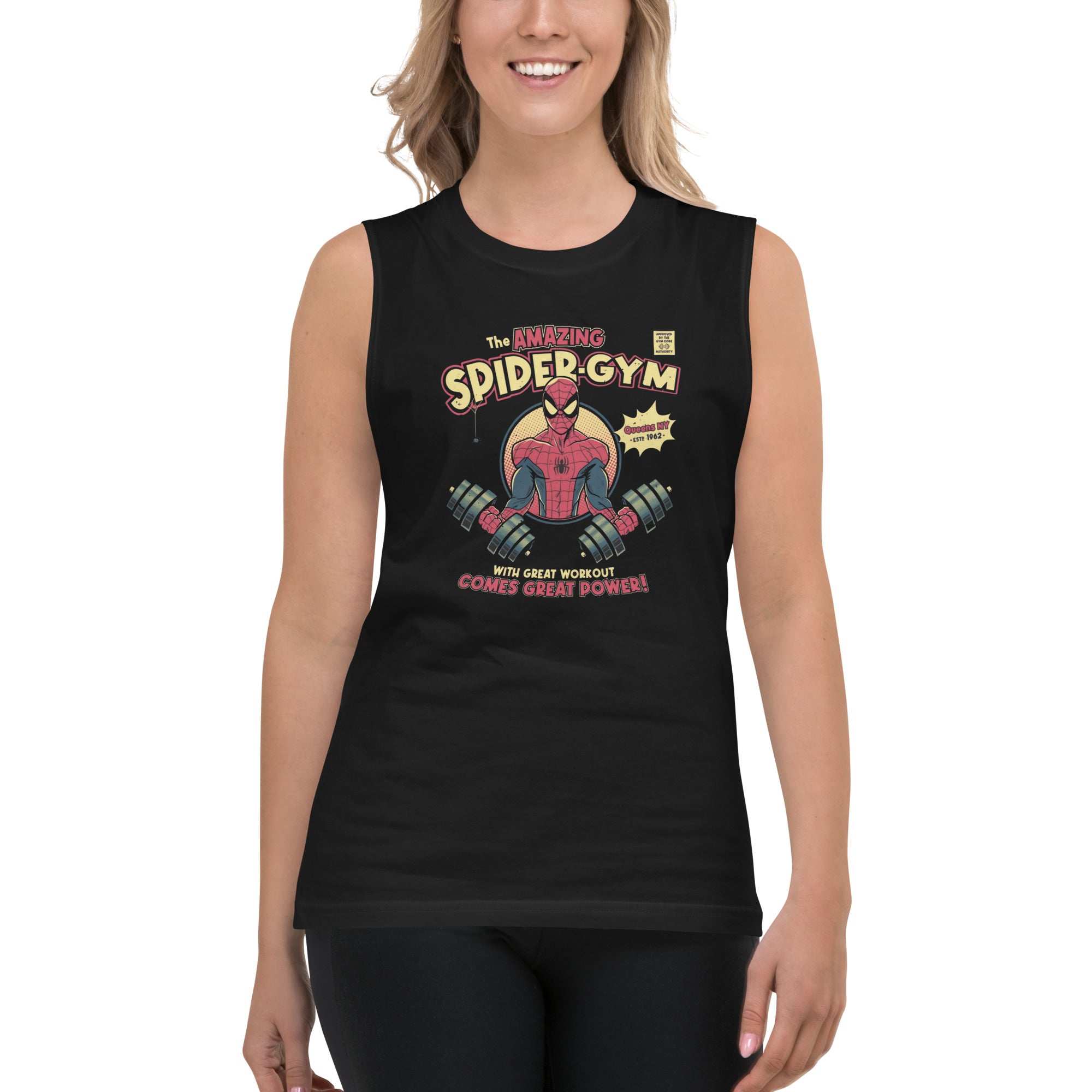 Camiseta sin Mangas Spider-Gym, Nuestras Camisetas son unisex disponibles en la mejor tienda online, compra ahora en Superstar!