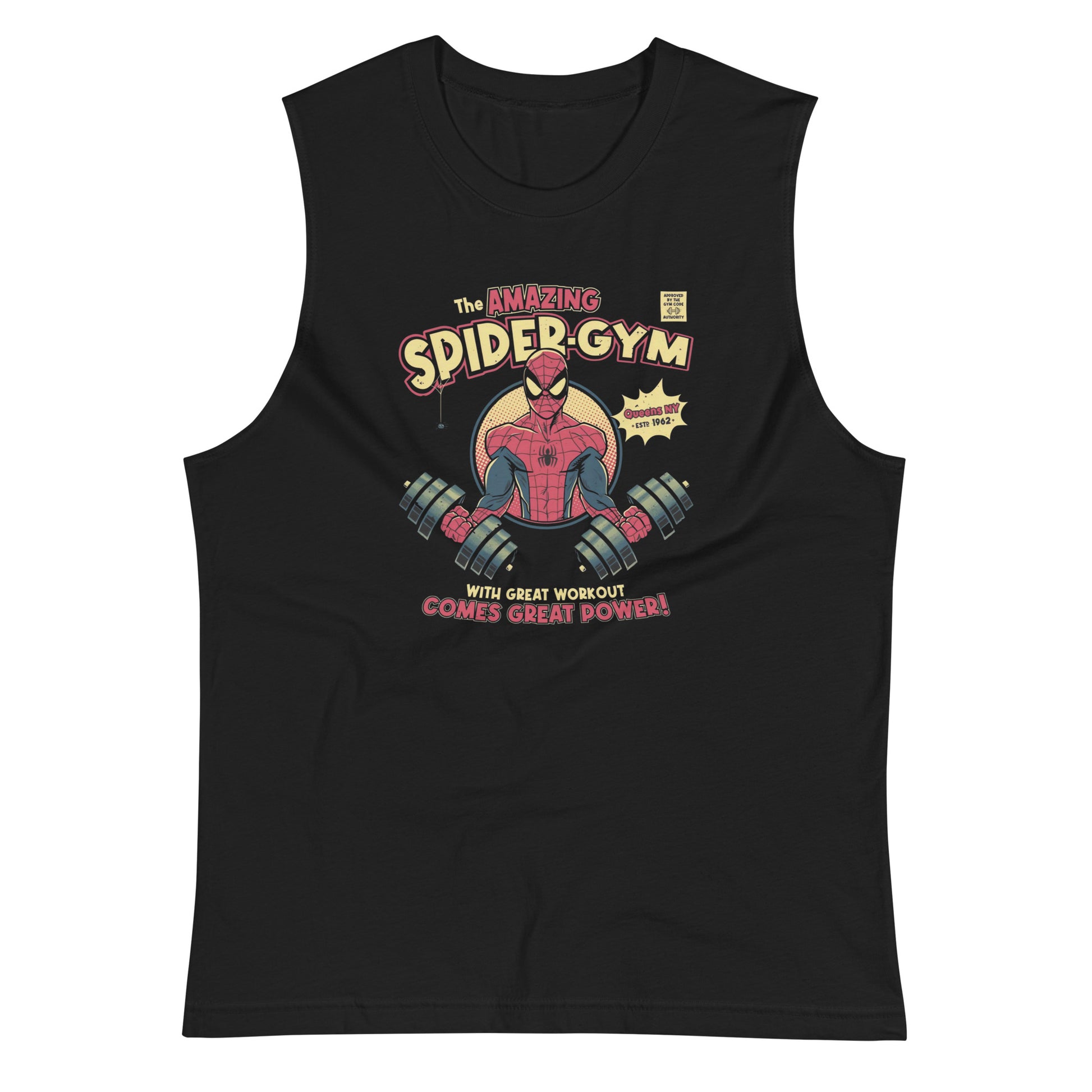 Camiseta sin Mangas Spider-Gym, Nuestras Camisetas son unisex disponibles en la mejor tienda online, compra ahora en Superstar!