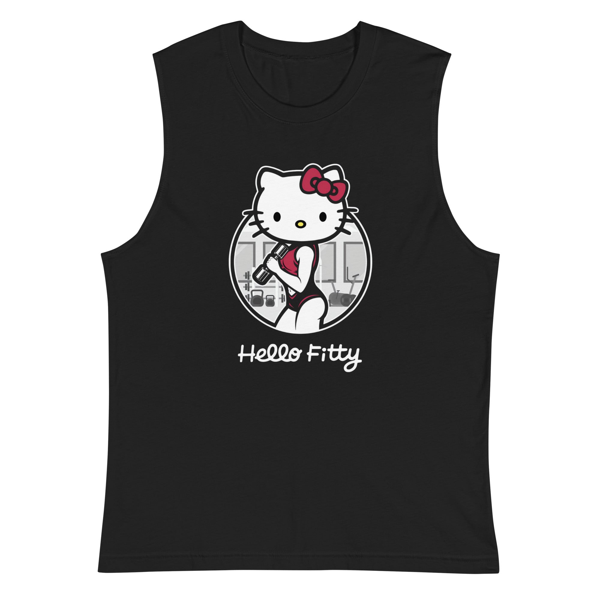 Playera sin Mangas de Hello Fitty, Disponible en la mejor tienda online para comprar tu merch favorita, la mejor Calidad, compra Ahora en Superstar! 