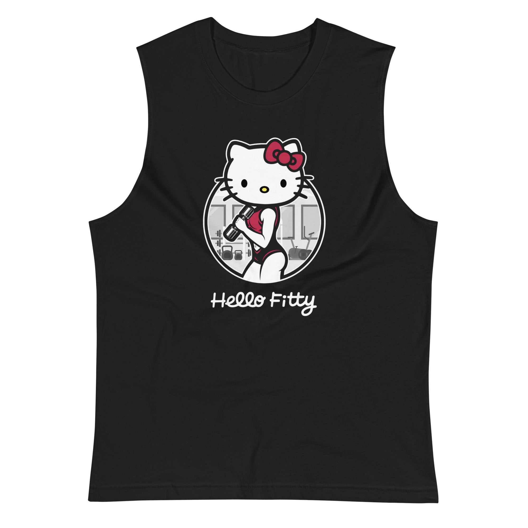 Playera sin Mangas de Hello Fitty, Disponible en la mejor tienda online para comprar tu merch favorita, la mejor Calidad, compra Ahora en Superstar! 