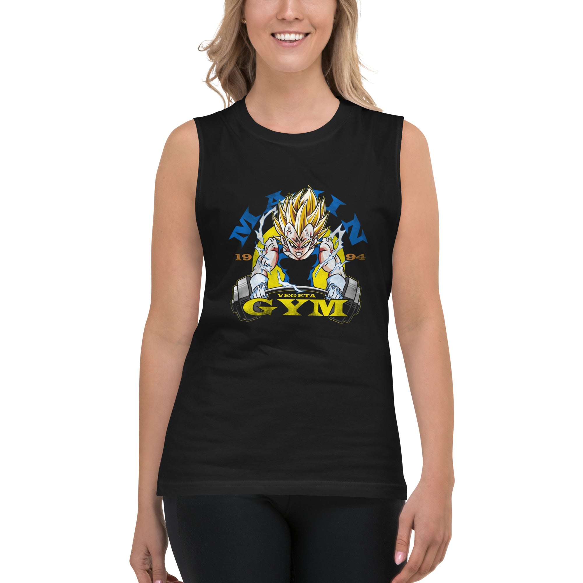 Playera sin Mangas Vegeta Gym, Nuestras Playeras son unisex disponibles en la mejor tienda online, compra ahora en Superstar!
