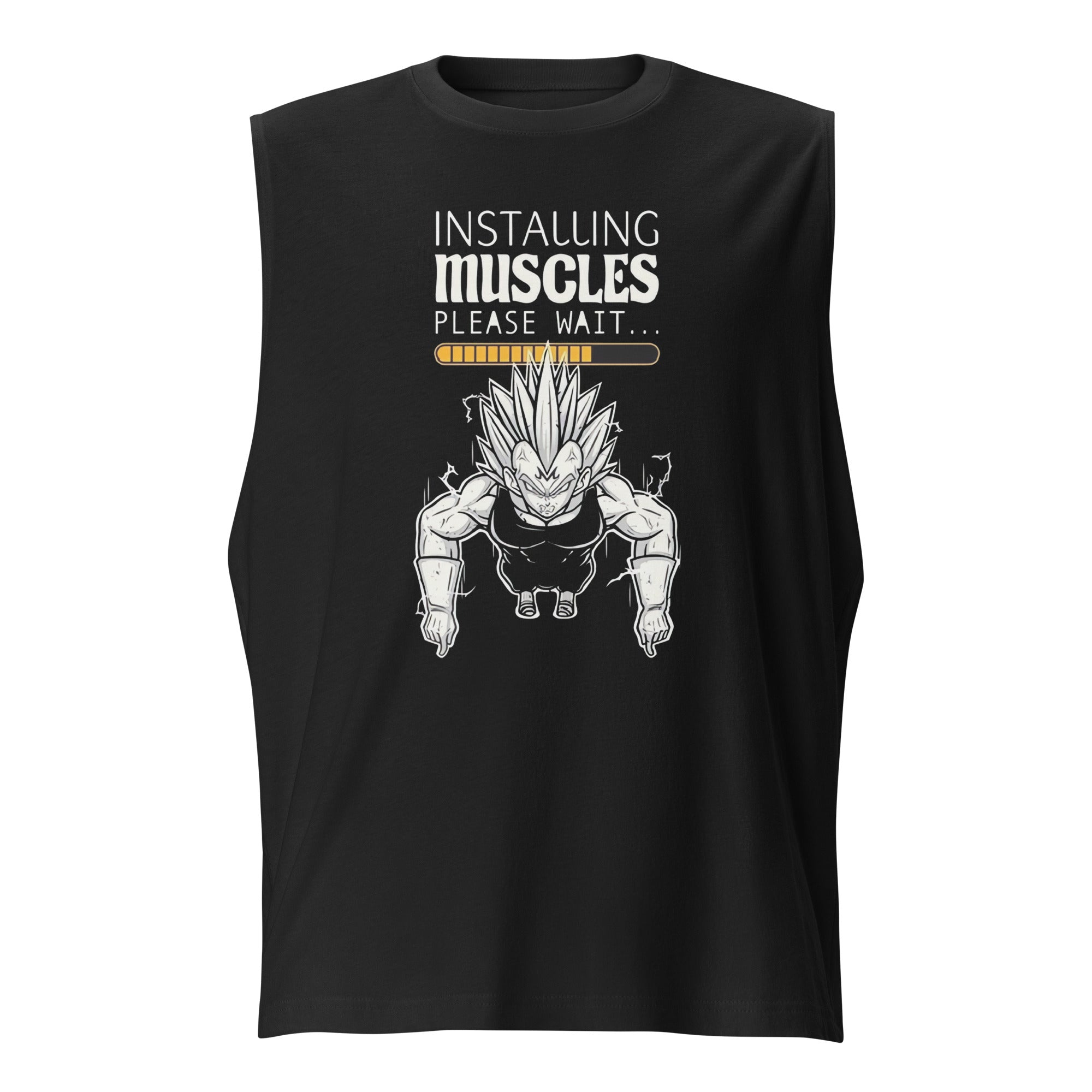 Playera sin Mangas Installing Muscles, Disponible en la mejor tienda online para comprar tu merch favorita, la mejor Calidad, compra en Superstar! 