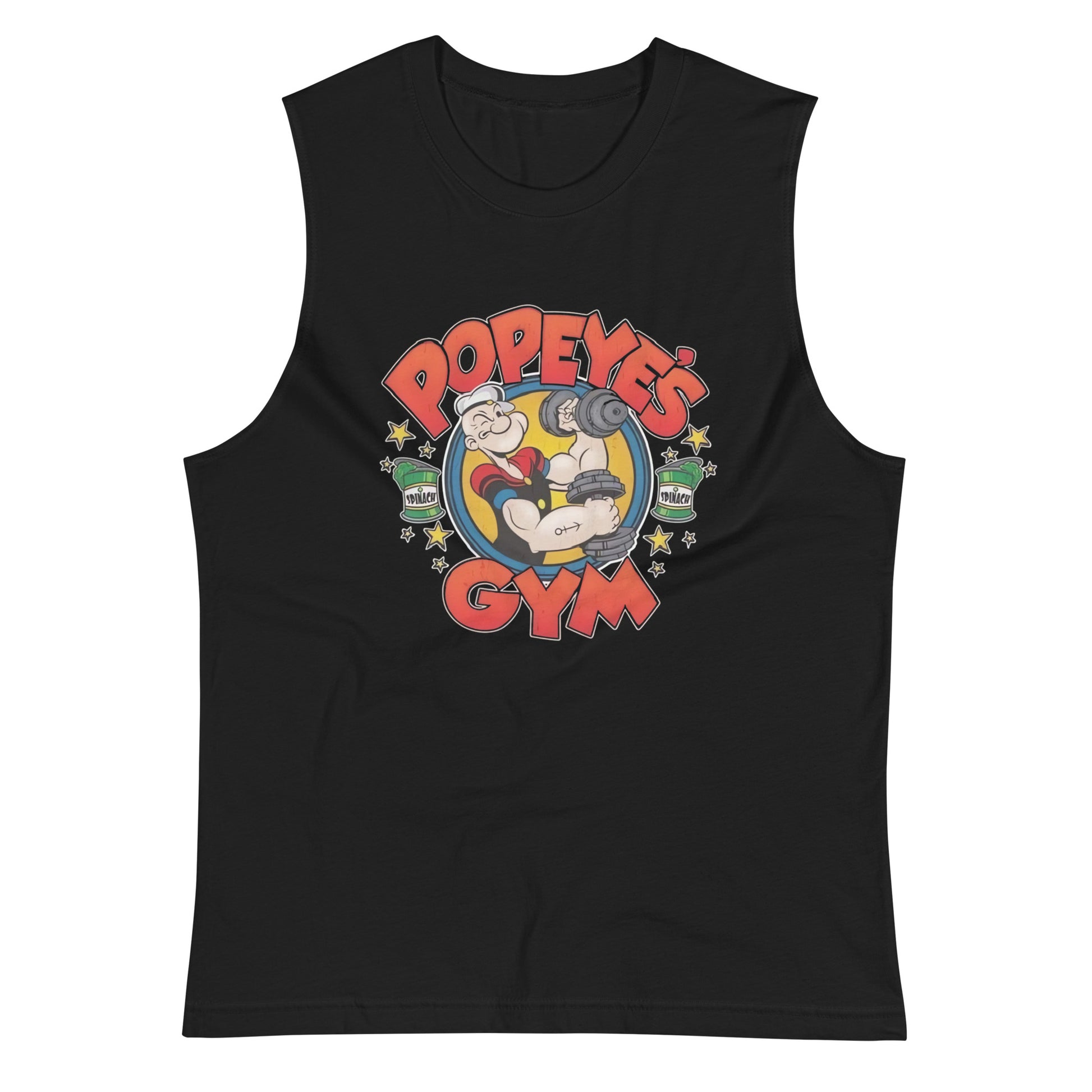 Camiseta sin Mangas Popeye's Gym, Nuestras Camisetas son unisex disponibles en la mejor tienda online, compra ahora en Superstar!