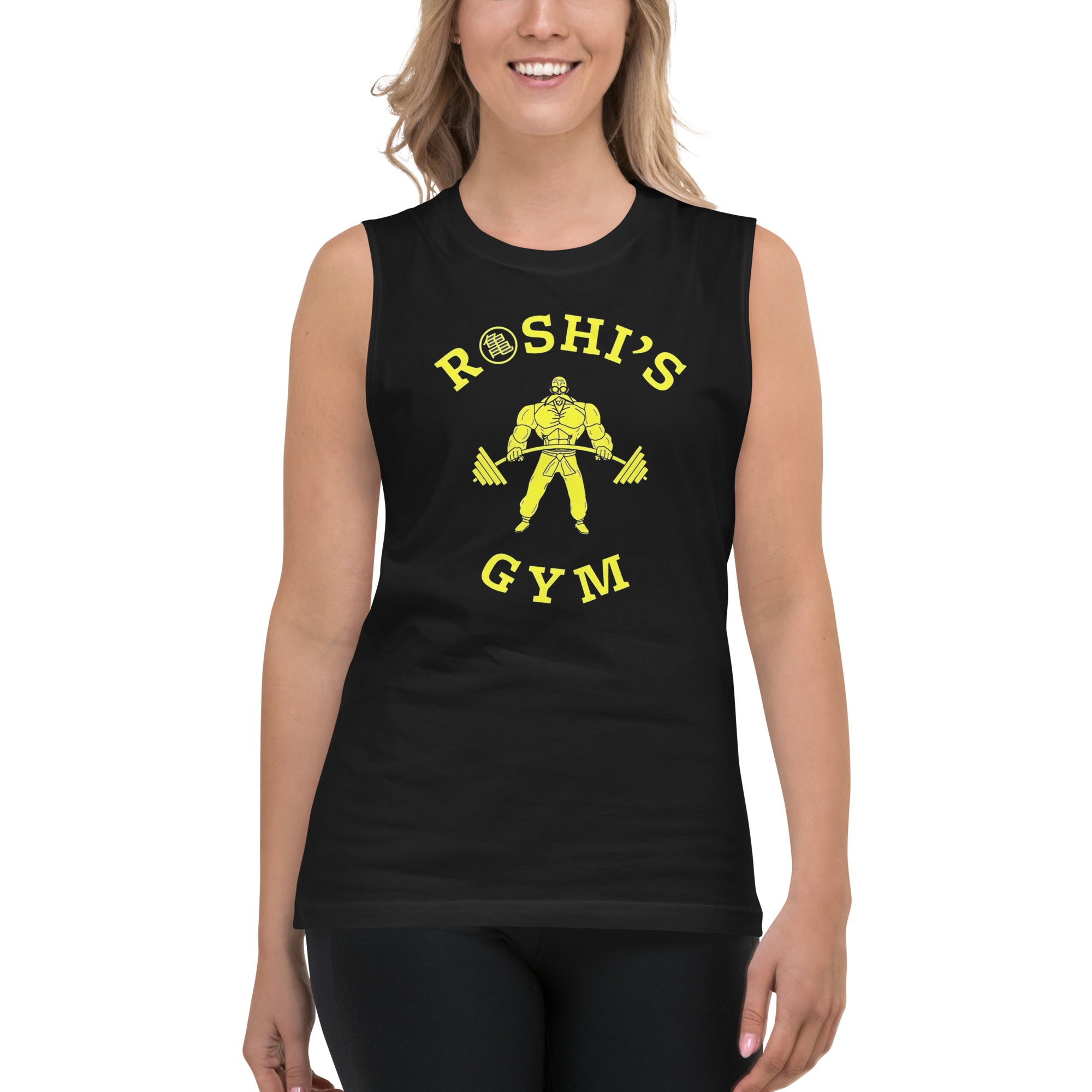 Camiseta sin Mangas Roshi's Gym, Nuestras Camisetas son unisex disponibles en la mejor tienda online, con envíos a todo el país, compra ahora en Superstar!